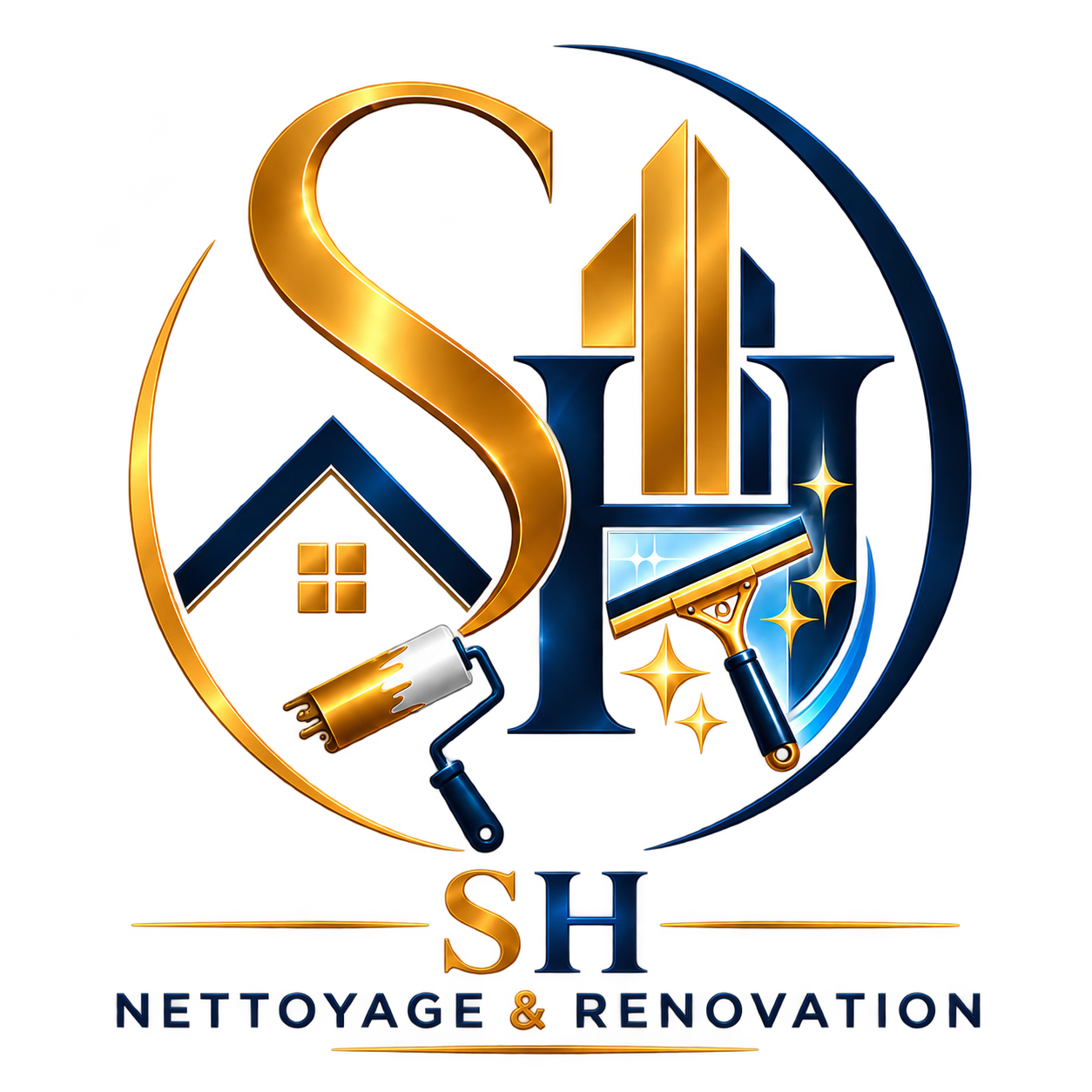 Logo SH Nettoyage et Rénovation